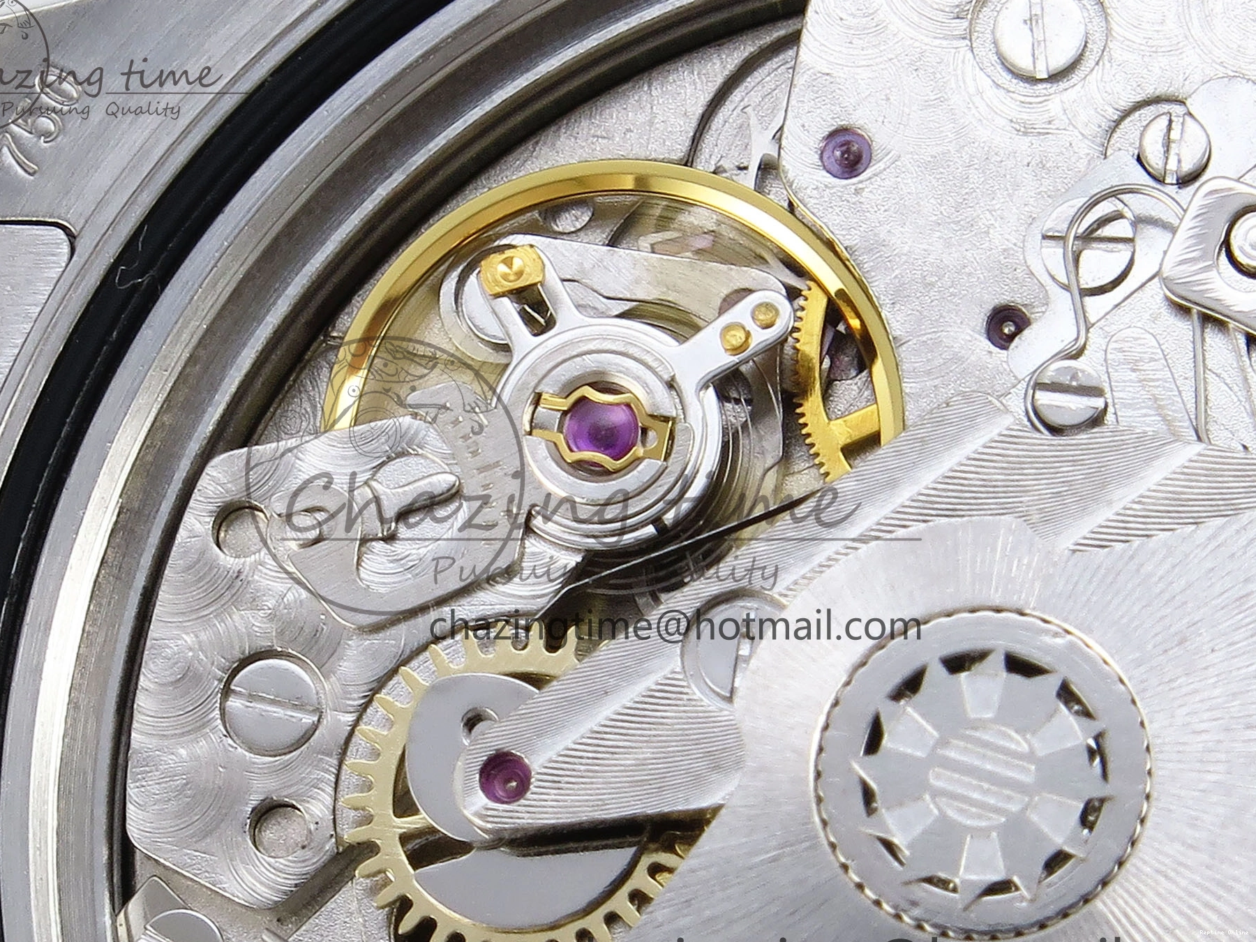 0213 DAYTONA 116509 SS OMF BEST EDITION GRAY BLACK DIAL ON SS BRACELET A7750 (SLIM MOVEMENT) Trendy 1805